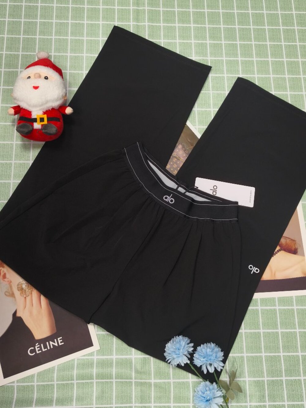 NWT Alo Yoga Women's Black Trouser Authentic⛅XXS-XS(Regular)🚴🏻‍♀️